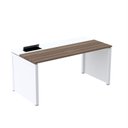 Ver imagem 1 de Plataforma Simples 160x792 PSCPP160/792/1 Pessoa 160cm Industrial Walnut e Branco Marrom