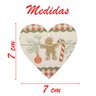 Kit 12 Enfeites Pendentes Para Árvore De Natal Em MDF 7cm - 4