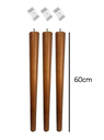 Ver imagem 2 de Kit 3 Pés Palito 60cm + 3 Suporte Inclinado