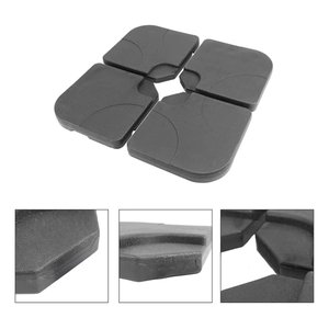 Base de Ombrelone contra Peso Lateral 4 Peças 60 Litros Rm Decor