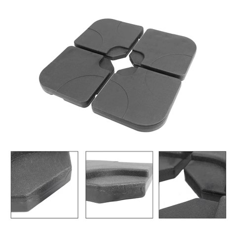 Base de Ombrelone contra Peso Lateral 4 Peças 60 Litros Rm Decor