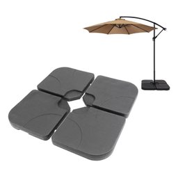 Base de Ombrelone contra Peso Lateral 4 Peças 60 Litros Rm Decor - 3