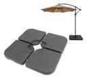 Ver imagem 3 de Base de Ombrelone contra Peso Lateral 4 Peças 60 Litros Rm Decor