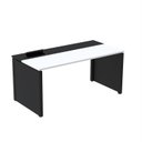 Ver imagem 1 de Plataforma Simples 160x792 PSCPP160/792/1 Pessoa 160cm Industrial Branco e Preto