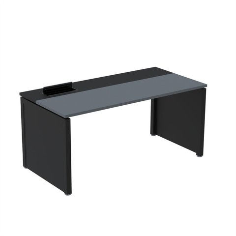 Plataforma Simples 160x792 PSCPP160/792/1 Pessoa 160cm Industrial Cinza e Preto