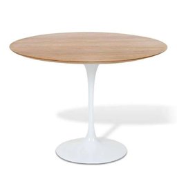Mesa De Jantar Tulipa Saarinen Redonda 100 Cm reijó Branco - 1