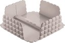 Ver imagem 1 de Porta Guardanapo de Mesa Bpa Free 20 X 20 X H7,3cm - Tiffany - Taupe - Guzzini