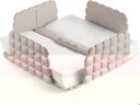 Ver imagem 2 de Porta Guardanapo de Mesa Bpa Free 20 X 20 X H7,3cm - Tiffany - Taupe - Guzzini