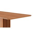 Ver imagem 5 de Mesa de Sala Jantar Ariela C/ Tampo Madeirado 210x100cm Cinamomo - Cimol