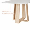 Ver imagem 5 de Conjunto Sala de Jantar 4 Lugares 100% Mdf Mesa Bahê 136 e Cadeira Ane Babus