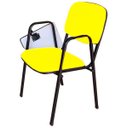 Ver imagem 2 de Cadeira Universitária para Auditórios Linha Hotel Amarelo