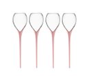 Ver imagem 1 de Kit 4 Taças Beach Queen Boccatti 520ml Drinks na Areia Praia Cor:rosa Bebê