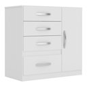 Ver imagem 4 de Cômoda Sapateira Vênus Branco Flex Moval