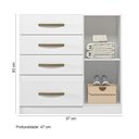 Ver imagem 2 de Cômoda Sapateira Vênus Branco Flex Moval