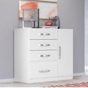 Ver imagem 1 de Cômoda Sapateira Vênus Branco Flex Moval