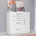 Ver imagem 1 de Cômoda Sapateira Vênus Branco Flex Moval