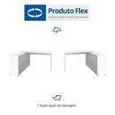 Ver mais imagens de Conjunto 2 Peças com Escrivaninha em L Cubos e Estante Livreiro Branco Artany 100% MDF