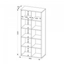 Ver imagem 6 de Conjunto 2 Peças com Escrivaninha em L Cubos e Estante Livreiro Branco Artany 100% MDF