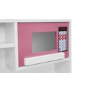 Ver imagem 3 de Cozinha Infantil Brinquedo Educativo Completa com Armário Fogão Pia e Microondas:rosa