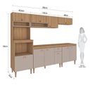 Ver imagem 4 de Cozinha Modulada Marti com Tampo 6 Peças  Yescasa