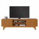 Ver imagem 2 de Rack para TV até 70 Polegadas Ripado MDF 200cm Cinamomo