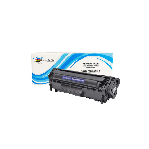 Kit 5X Toner Compatível com HP Q2612A 12A I 1020 1022 3015 3050 | Cartucho &Amp; Cia | 2k