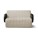 Ver imagem 4 de Sofá 3 Lugares Decorativo 168cm Túlio Sintético Pu e Bouclê K01 - D’Rossi