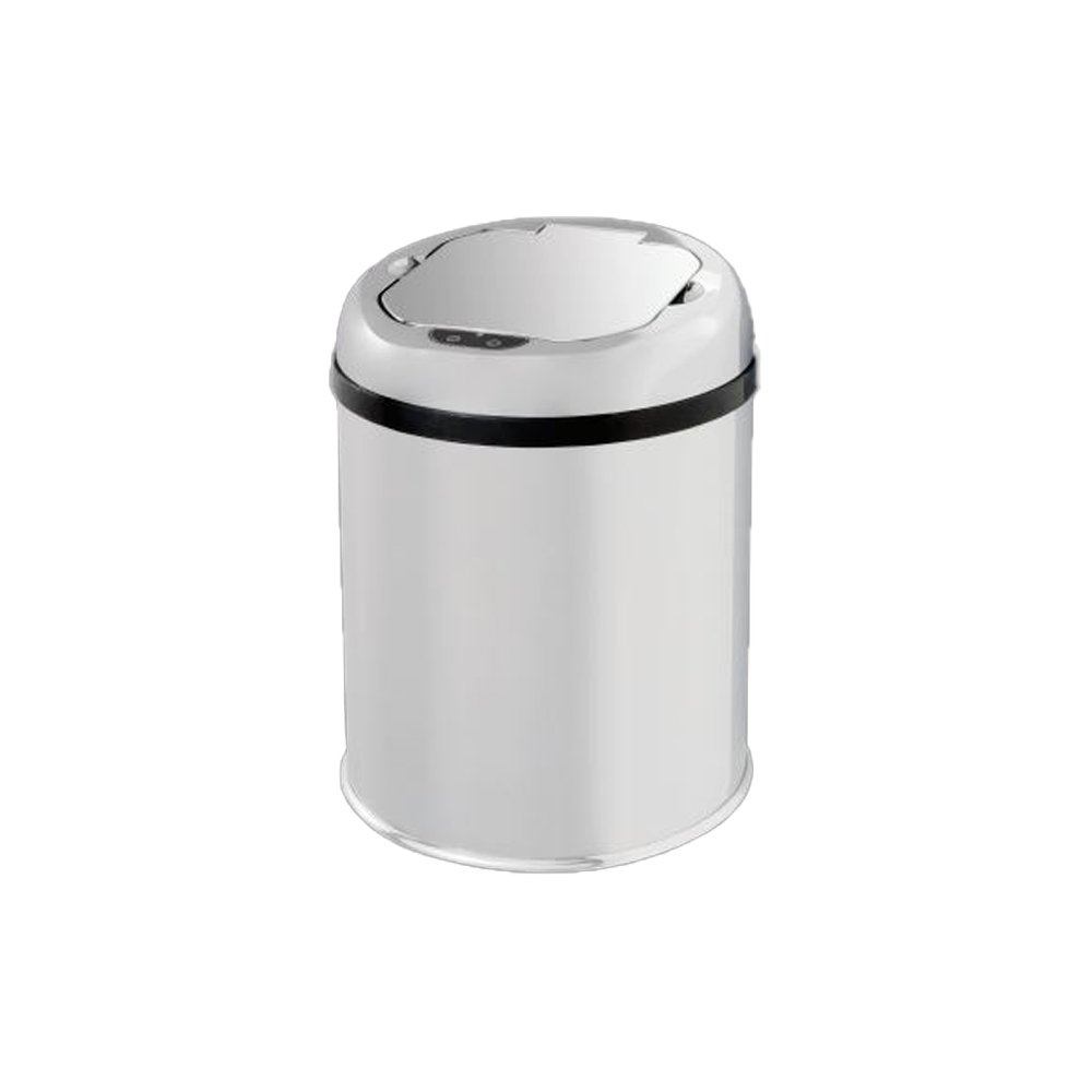 Lixeira Automática Inox 3 Litros Premium Sensor Banheiro Cozinha Escritório Kzi - 1