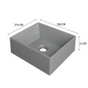 Ver imagem 4 de Cuba de Apoio para Banheiro Riviera Rt30 Retangular Compace