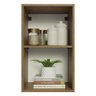 Armário Aéreo 40 Cm com 2 Nichos Abertos para Cozinha Madesa Lux, Glamy, Agata, Stella - Rustic - 3