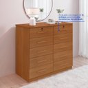 Ver imagem 5 de Cômoda 10 Gavetas com Chave 100% MDF Ryad