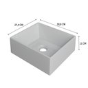 Ver imagem 4 de Cuba de Apoio para Banheiro Riviera Rt30 Retangular Compace