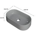 Ver imagem 4 de Cuba de Apoio para Banheiro Laila O42 Oval Compace