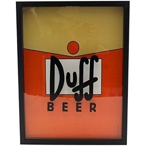 Quadro Porta Tampinhas de Cerveja Duff Beer - Os Simpsons Zona Criativa