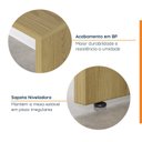 Ver imagem 5 de Mesa de Escritório com Canaleta para Fios Ficus 120cm CabeCasa MadeiraOriginals