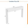 Mesa de Escritório 135cm com Canaleta para Fios Ficus CabeCasa MadeiraOriginals - 10