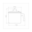 Ver imagem 5 de Fervedor Tramontina C/ Tampa Paris 16cm 2,7L Chumbo