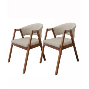 Kit com 2 Cadeiras para Sala de Jantar Ávila