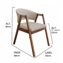 Ver imagem 4 de Kit com 2 Cadeiras para Sala de Jantar Ávila