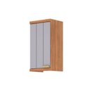 Ver imagem 3 de Armário Aéreo para Cozinha 1 Porta Elena Bege/Cinamomo/Platina