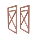 Ver imagem 1 de Suporte Nicho Prateleira Estilo Industrial Parede:Rose Gold