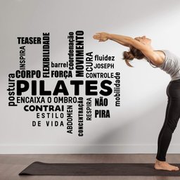Adesivo Decorativo Palavras Motivação Pilates Movimento Cura Decoração Studio Kanto Store Adesivo de - 4