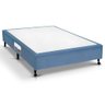 Cama Box Base Casal Poli Tecido Blue (138x188x23) - Castor - 1