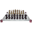 Ver imagem 1 de Jogo de Xadrez Completo Real em Latâo Artesanal