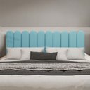 Ver imagem 1 de Cabeceira Nuvem King Size Facil Instalação 10 Placas 45x20cm:azul Bebe