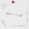 Conjunto Talheres para Petiscos Leaves Bon Gourmet Aço Inox - 3