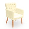 Poltrona Capitonê Clássica Confortável para Sala e Quarto Ana Suede - 2