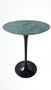 Ver imagem 4 de Mesa Saarinen Lateral de 55cm, Tampo em Mármore Verde Guatemala.