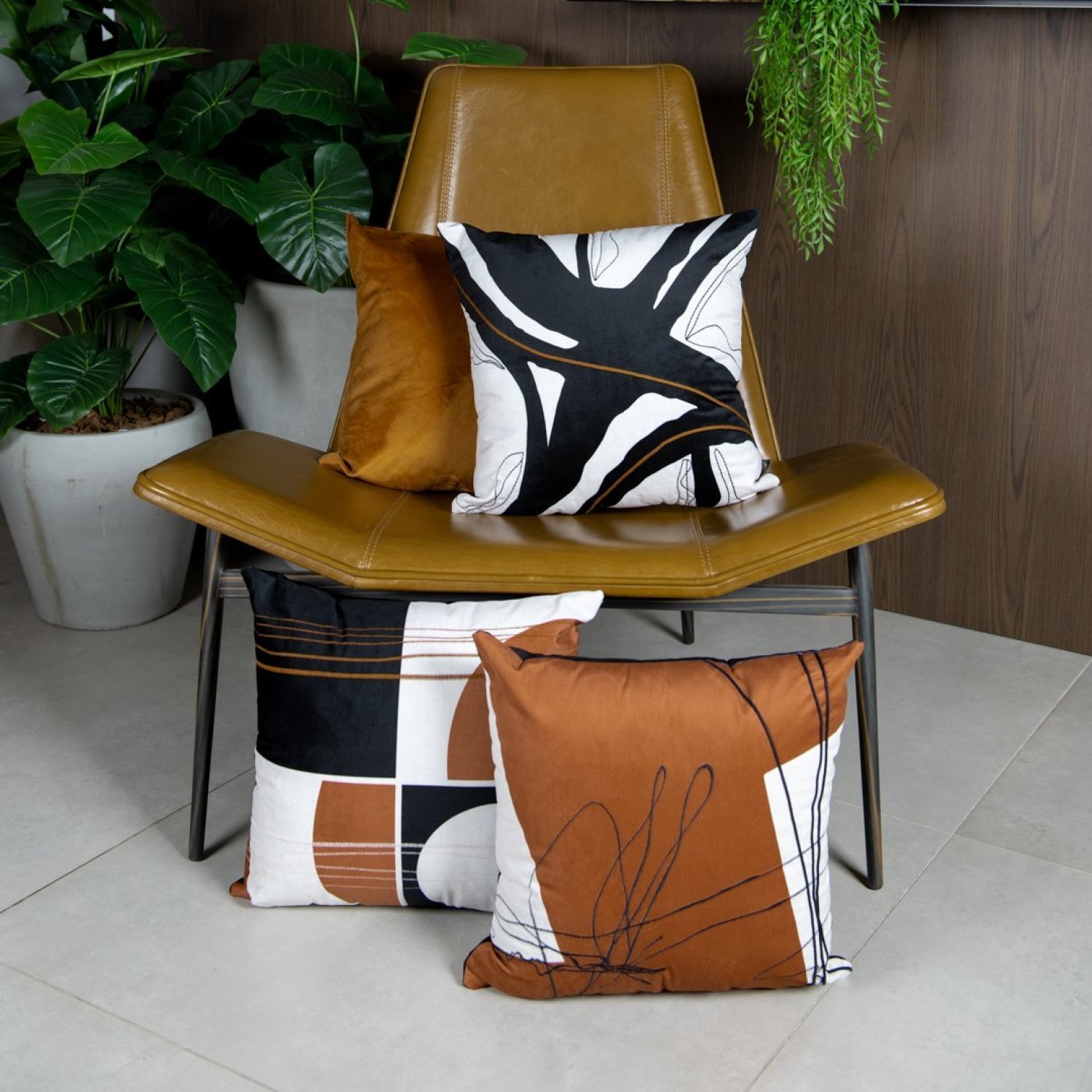 Capa Veludo Luxor 305 com Bordado 43 Cm X 43 Cm - 3