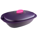 Ver imagem 1 de Tupperware Travessa Oval Actualité 1,7l Beringela Tupperware Travessa Oval Actualité 1 Litro Beringe